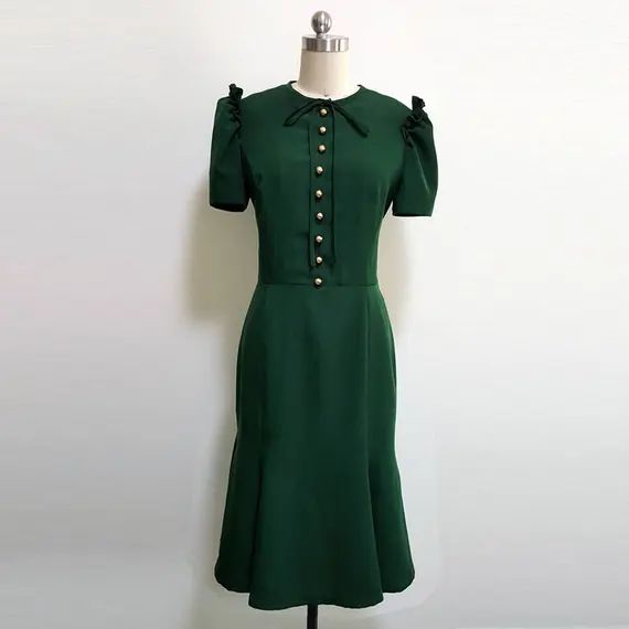 Kate Middleton Emerald Green Dress inspired/ Custom made | Etsy | Etsy (US)