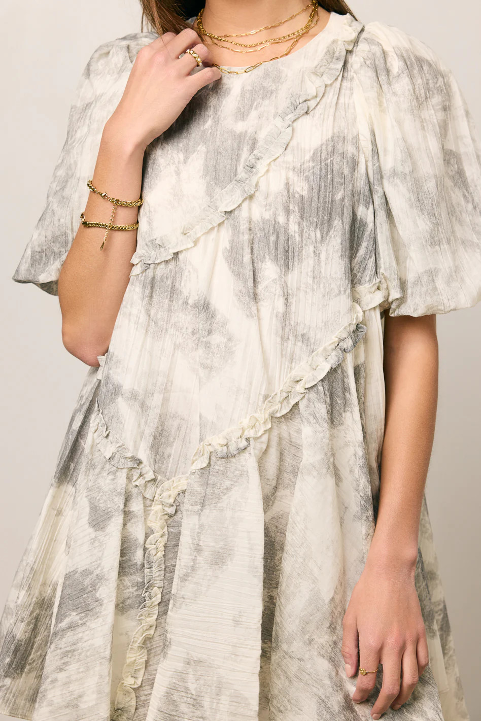 Kellie Abstract Baby Doll Dress | Böhme US