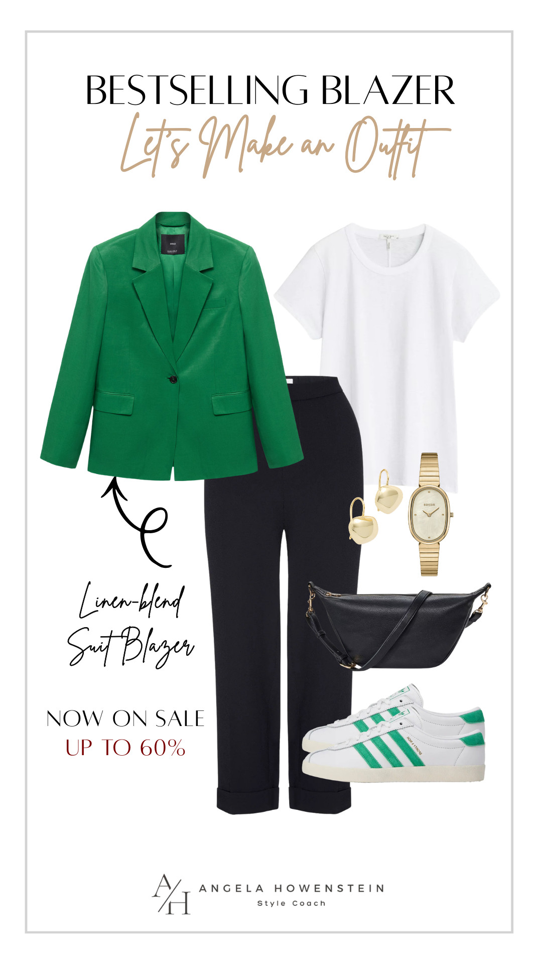This green blazer instantly pulls everything together. Easy, polished, and now on sale. 
 

 

#LTKootd #LTKOver40 #LTKSaleAlert