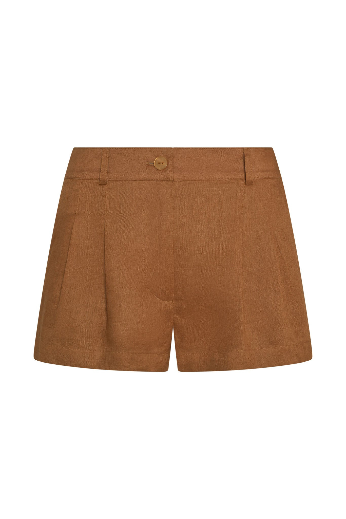 Casablanca Short - Caramel Linen | Monday Swimwear
