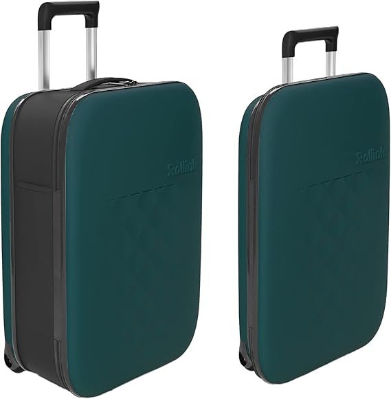 ROLLINK Flex Vega Cabin Collapsible Suitcase - Fully Collapsible, Hardshell, Silent, Coated Wheel... | Amazon (US)