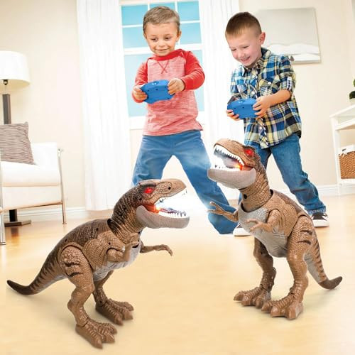 STEAM Life Remote Control Dinosaur Toys for Kids 3 4 5 6 7+ Light Up & Realistic Roaring Sound, T rex Dinosaur Toys for Boy, Walking Dinosaur Robot Toy for Kids, Electric Dinosaur Toys Gifts for Boy | Amazon (US)