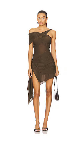 Ronny Kobo Izel Dress in Grey. - size M | Revolve Clothing (Global)