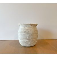 Handcrafted Vase, White Vase, Artisan Hand Finish Vintage Vase Ceramic Vintage Pot | Etsy (CAD)