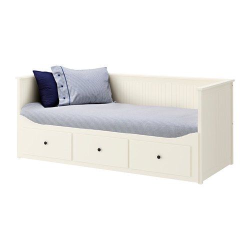 Ikea Twin Size Daybed with 3 drawers/2 mattresses, white, Minnesund firm 10386.82929.416 | Amazon (US)