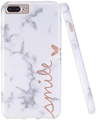DOUJIAZ iPhone 7 Plus Case,iPhone 8 Plus Case,Marble Design Anti-Scratch &Fingerprint Shock Proof... | Amazon (US)