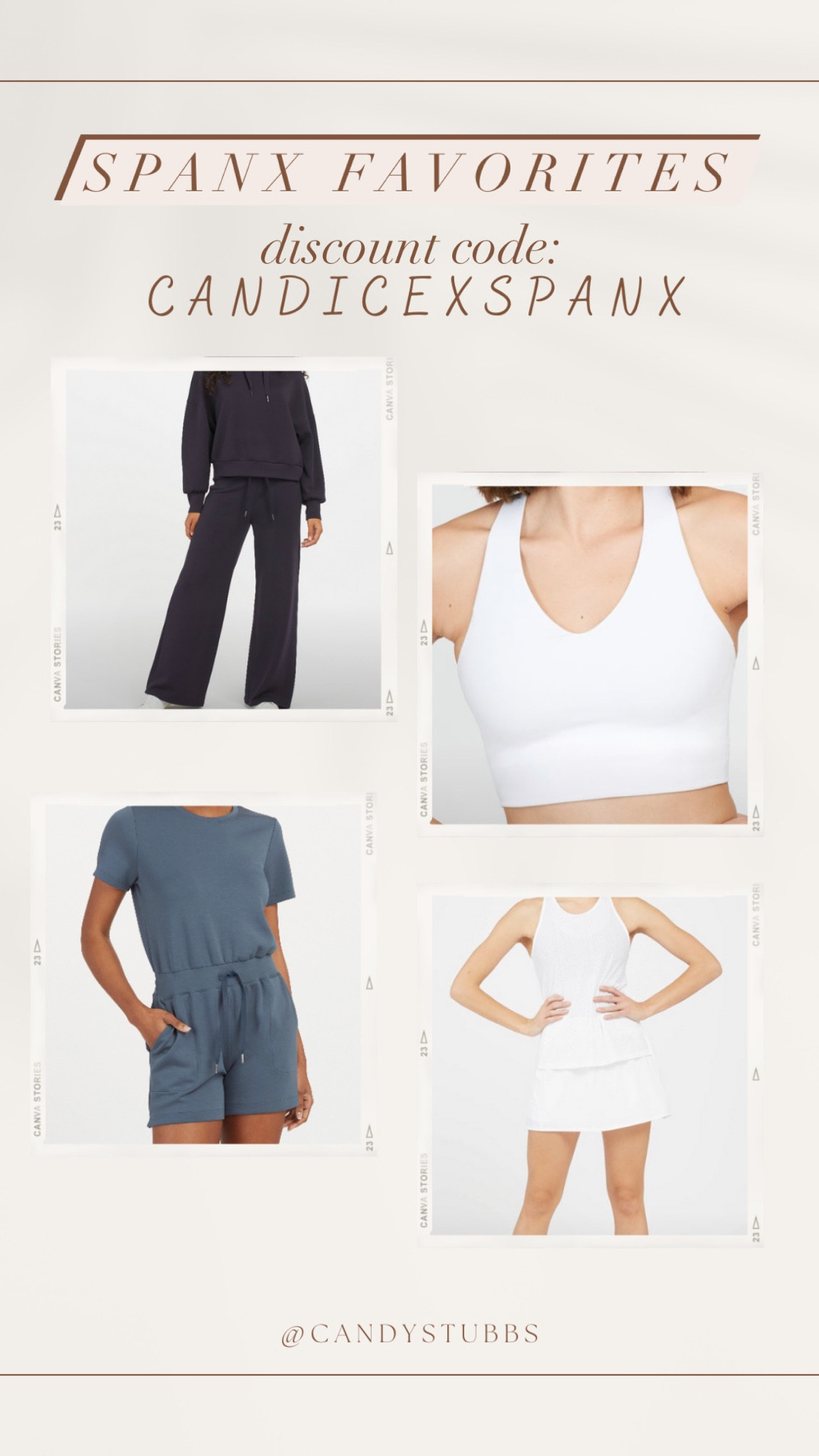 My most worn Spanx items. Lounge wear set. Workout wear
Discount code is CANDICEXSPANX to save

#LTKtravel #LTKfit #LTKunder100