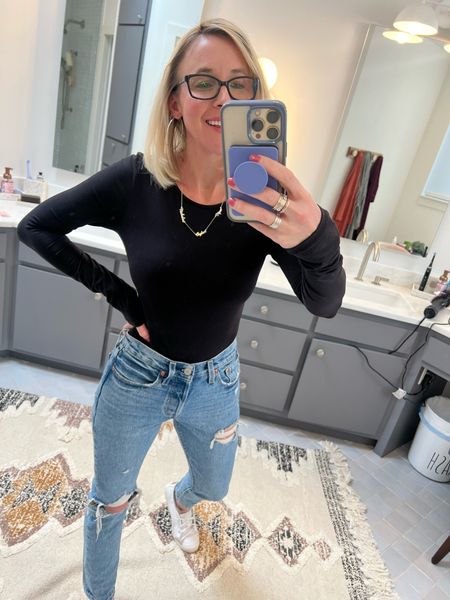 Love, love, love these Levi’s jeans from Amazon! Button fly and they make your butt look amazing. I’m wearing a size 25.

#LTKfit #LTKFind #LTKstyletip
