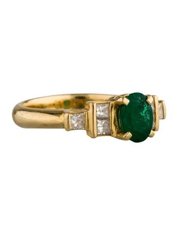Emerald and Diamond  Ring | The Real Real, Inc.