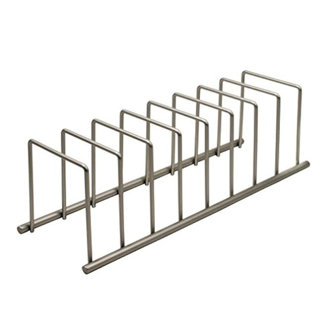 Spectrum Diversified Euro Lid Organizer, Plate Rack, Lid Holder, Square, Satin Nickel | Amazon (US)