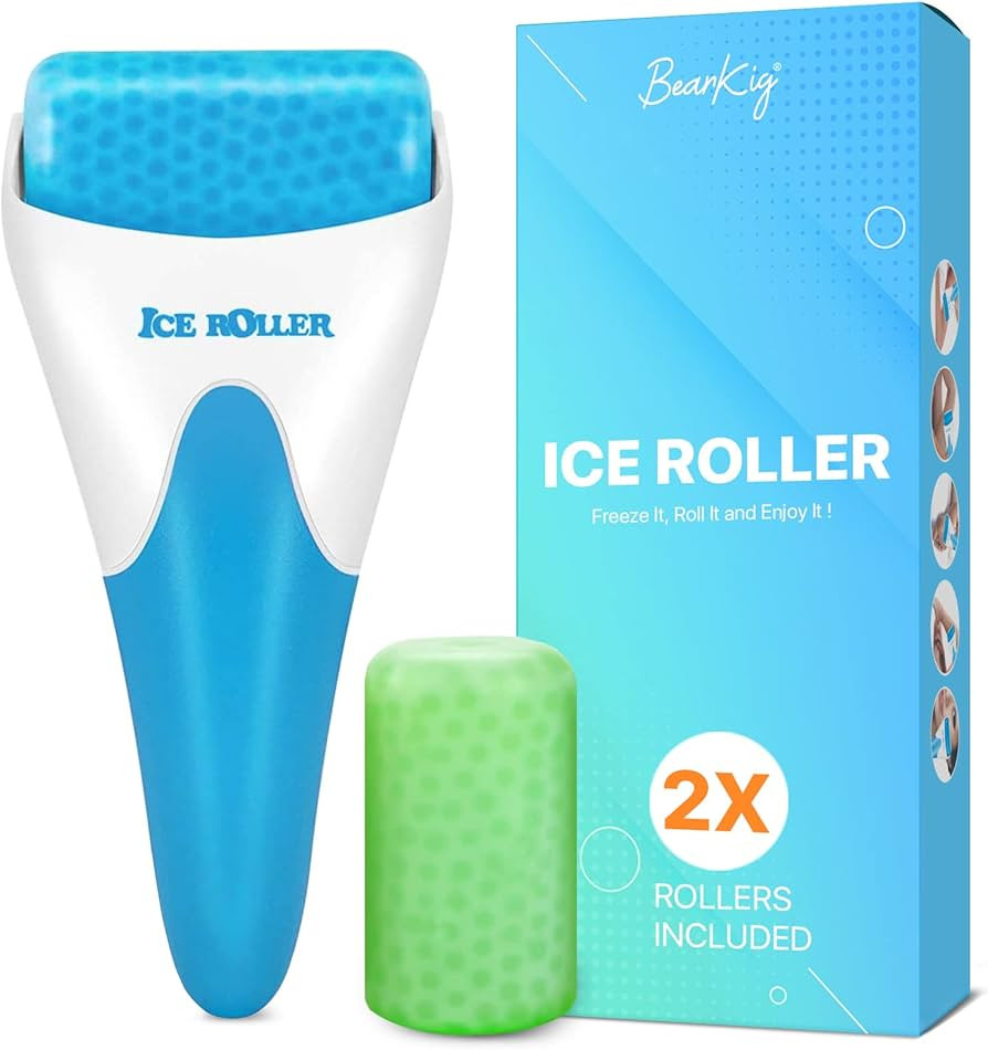 Ice Roller [2-Rollers Included], Ice Roller for Face, Ice Face Roller, Cold Facial Ice Roller Mas... | Amazon (US)