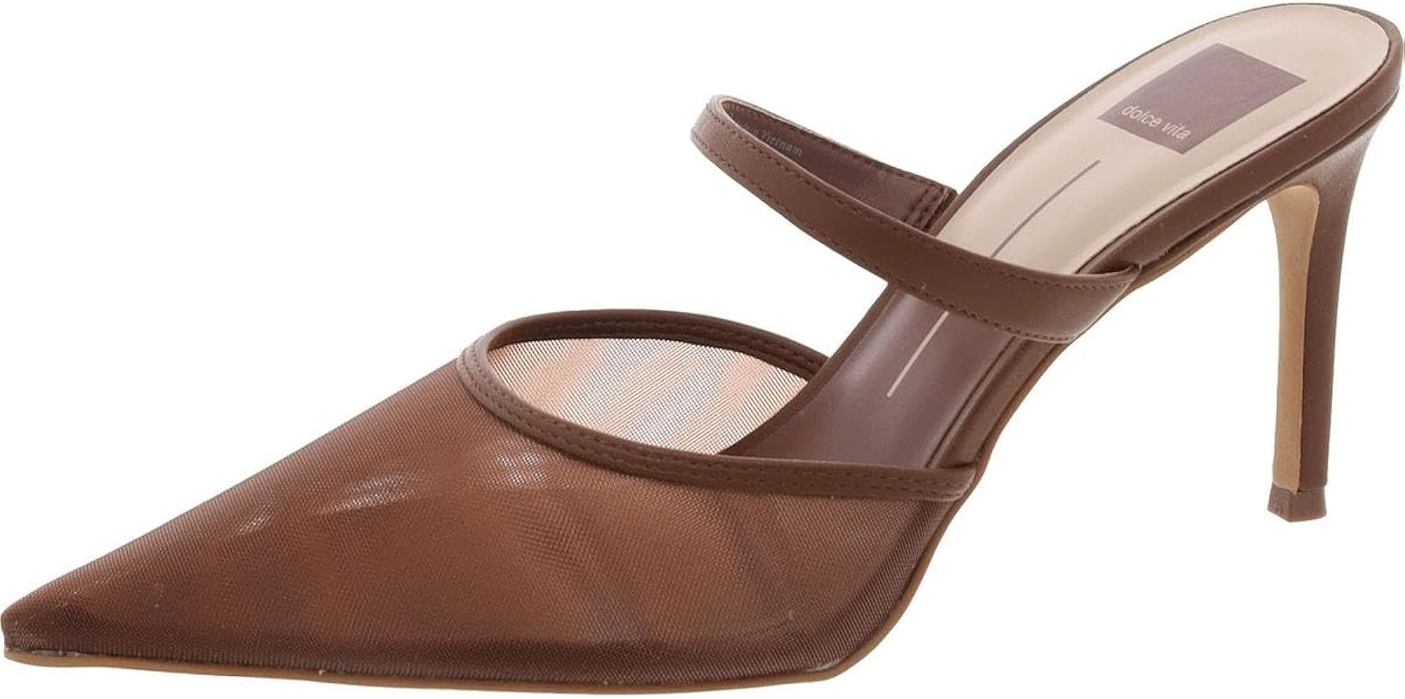 Dolce Vita Womens Katik Mesh Pointed Toe Mules | Amazon (US)