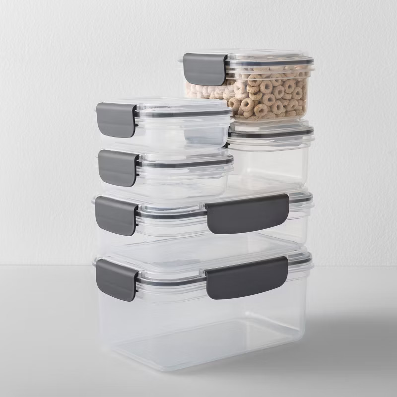 Rectangular Plastic Food Storage Container 12pc - Made By Design™ | Target