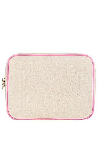 Stoney Clover Lane Canvas Large Pouch in Bubblegum. | Revolve Clothing (Global)