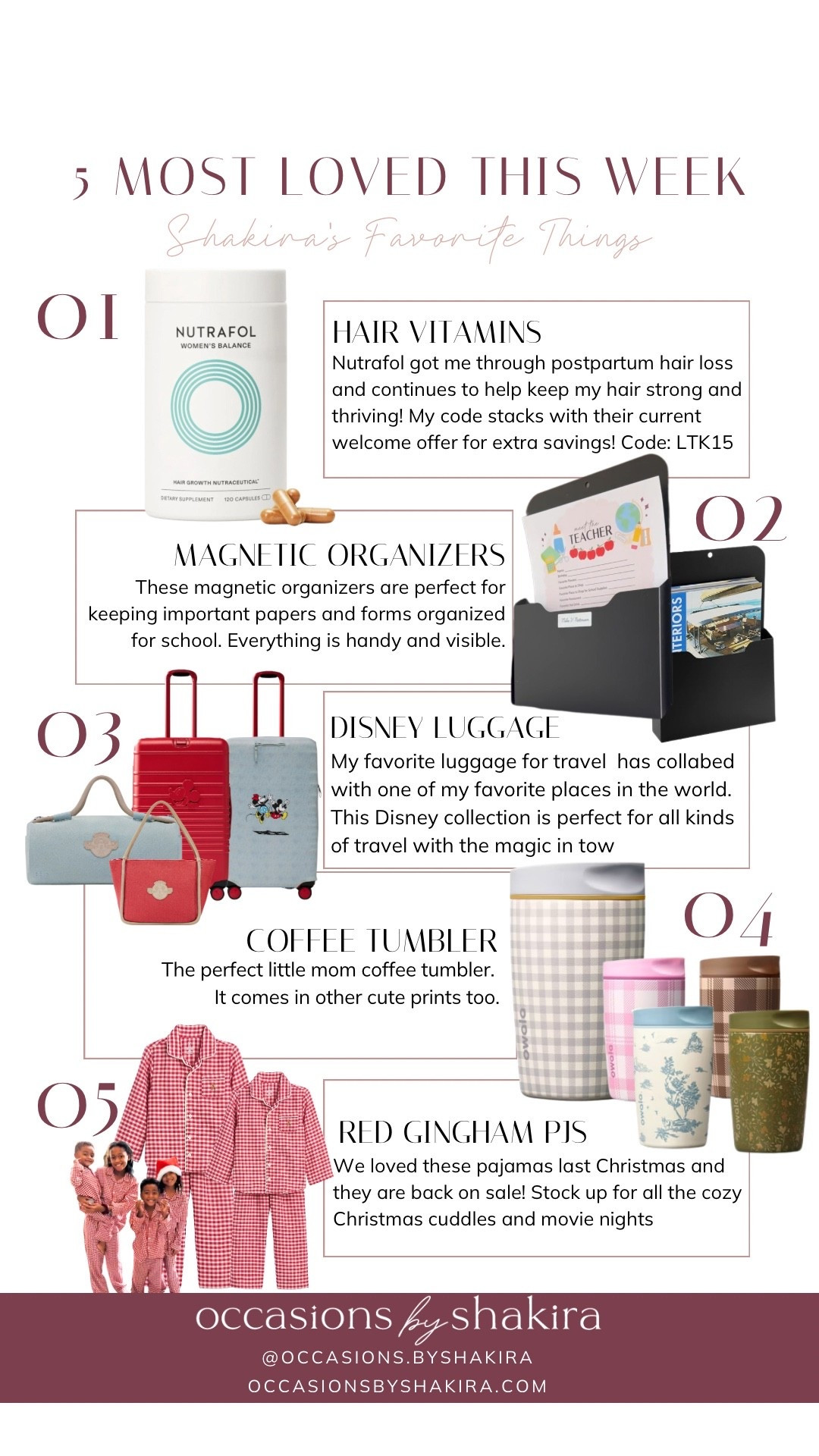 Your 5 Most Loved items from Instagram this week.

#LTKmomlife #LTKselfcare #LTKTravel