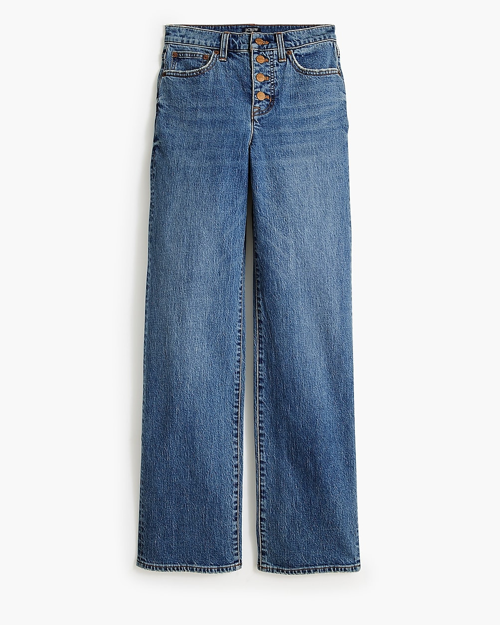 Wide-leg full-length jean in all-day stretch | J.Crew Factory