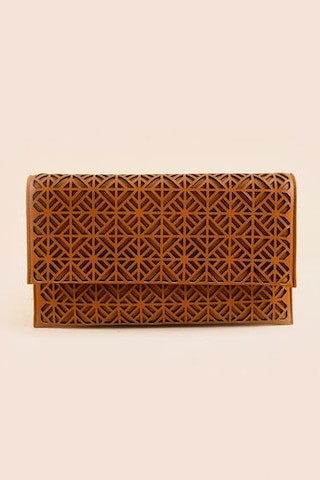 Diana Laser Cut Front Clutch  - francesca's | Francesca's