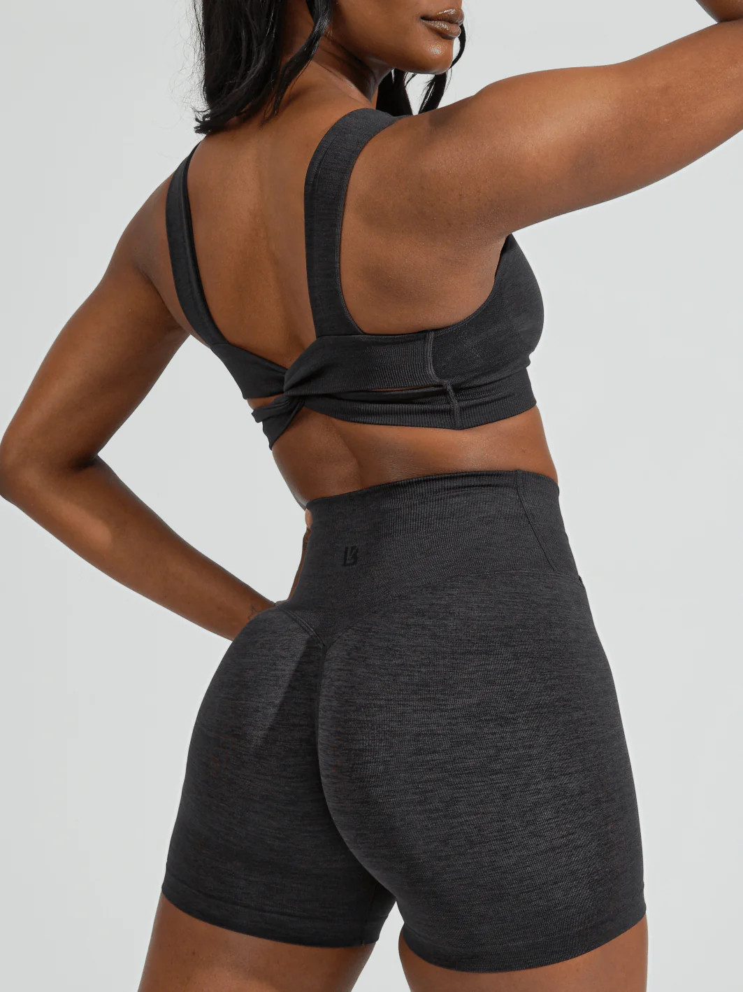 Synergy Seamless Sports Bra - Charcoal XXS | Buffbunny