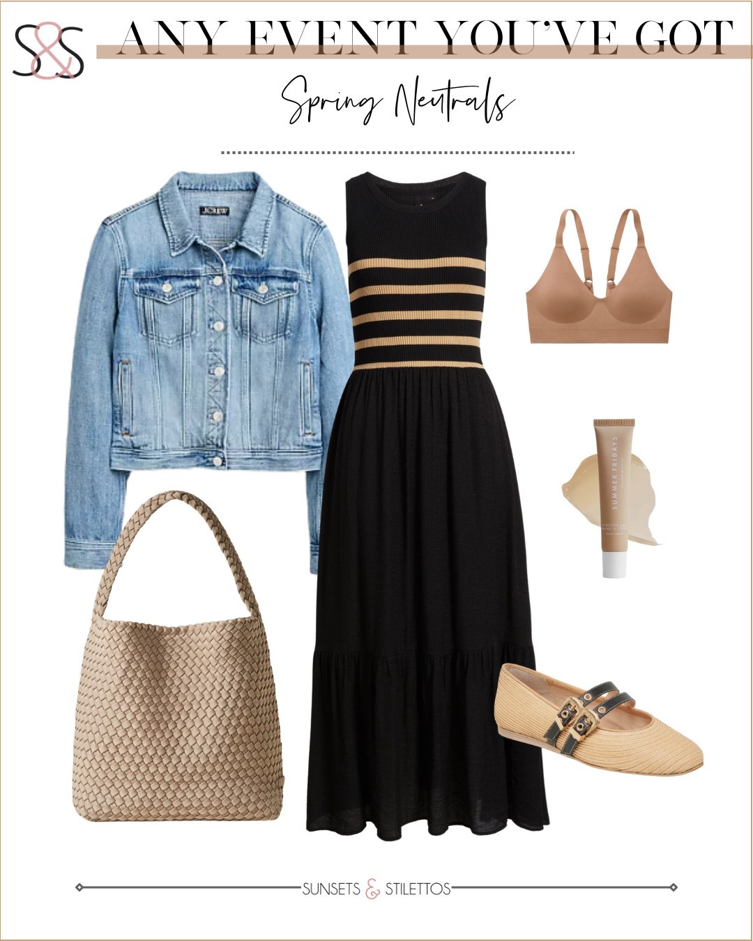 A bodice dress with a denim jean jacket is a great spring break travel outfit!

Sunsets and Stilettos, resort wear, Mary Jane flats

#LTKSeasonal #LTKOver40 #LTKTravel