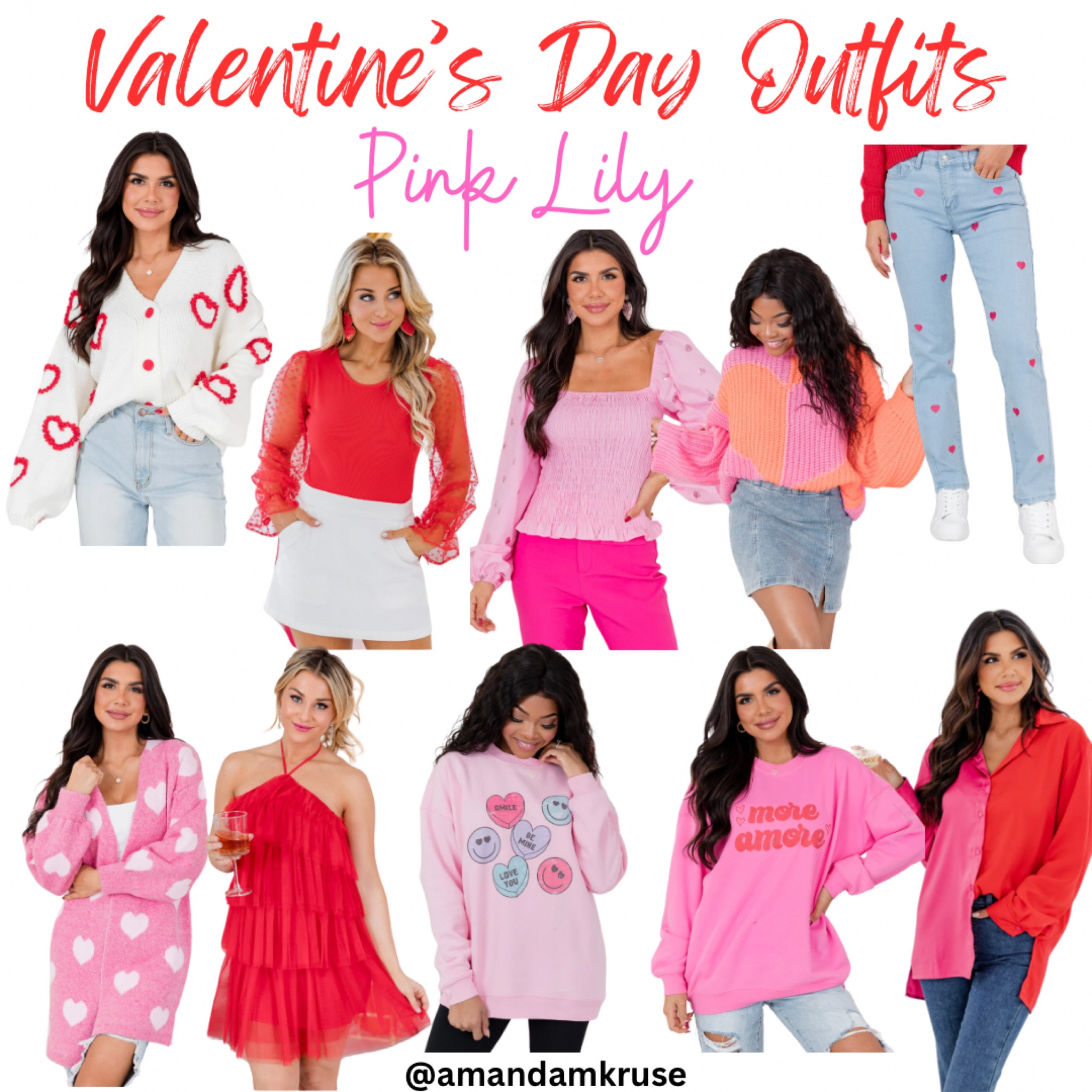 Valentine’s Day outfits 
Valentine’s Day dress
Valentine’s Day sweater 
Valentine’s Day blouse
Valentine’s Day cardigan 
Heart cardigan 
Colorblock shirt 
Heart jeans 
Valentine’s Day dress 
Mesh sleeve blouse 
Date night outfit
Graphic sweatshirt 

#LTKSeasonal #LTKfindsunder50 #LTKfindsunder100