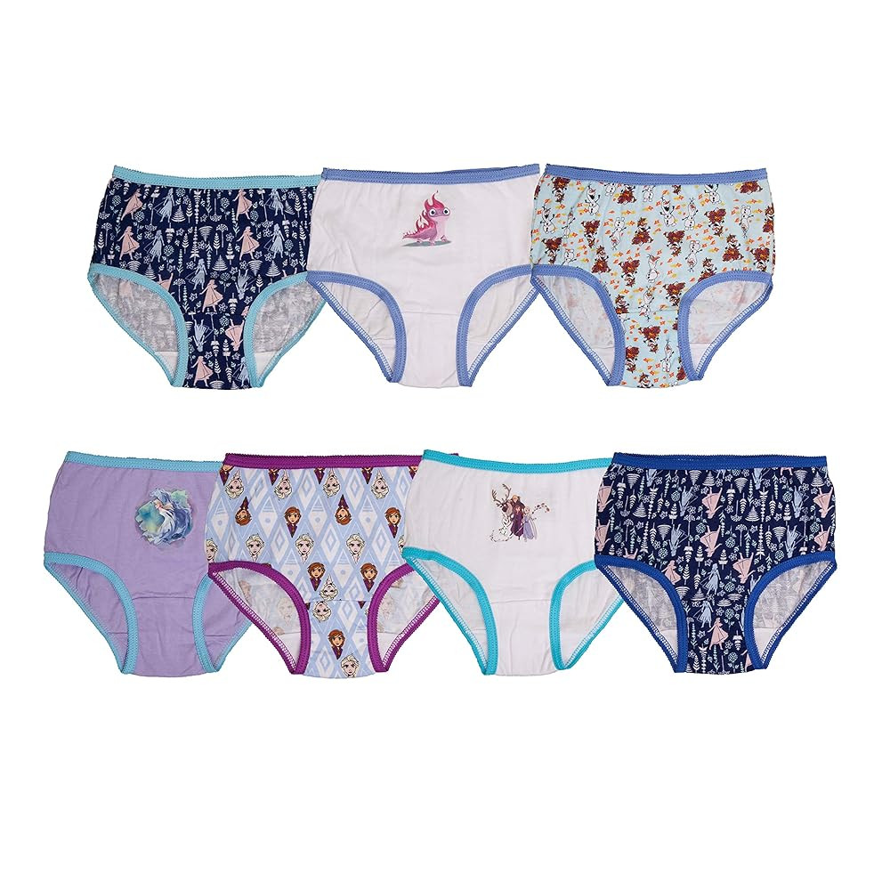 Disney girls Frozen Underwear Available in Brief Panties and Girl Shorts, Sizes 2/3t-10 | Amazon (US)