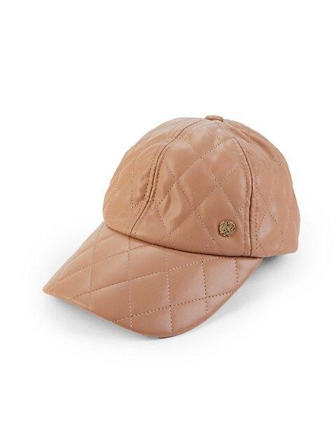 Vince Camuto Quilted Faux Leather Baseball Cap on SALE | Saks OFF 5TH | Saks Fifth Avenue OFF 5TH