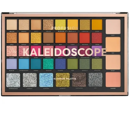 Profusion Cosmetics 42 Shade Eyeshadow Palette - Kaleidoscope | Walmart (US)