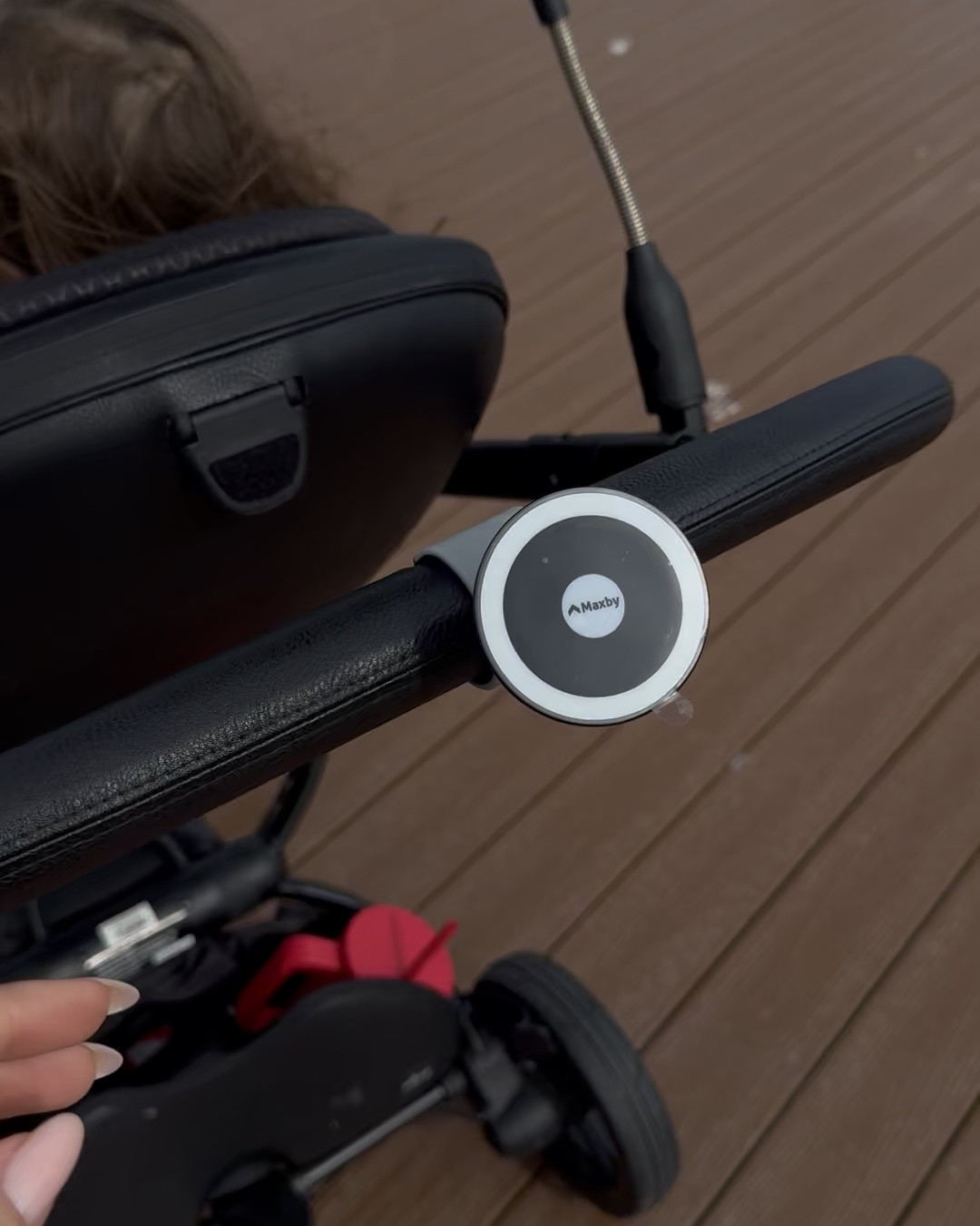 Mom find. It’s for your stroller. Attaches to any brand. And holds your phone as you walk. Great for music, FaceTime, calls, recording yourself 

#LTKFamily #LTKKids #LTKBaby