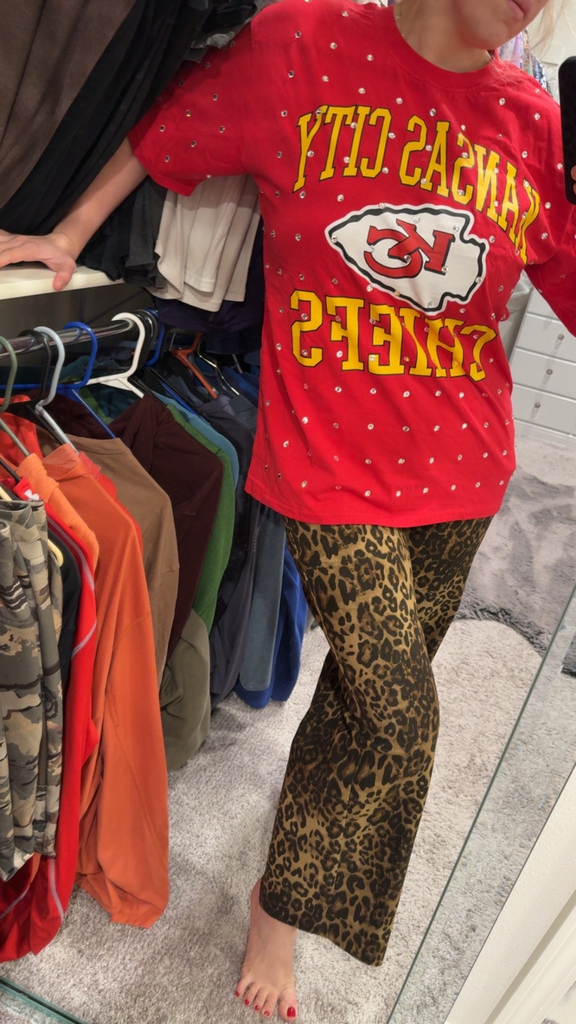 Red Friday Chiefs Outfit
Bling Chiefs Shirt 

#LTKSeasonal #LTKStyleTip