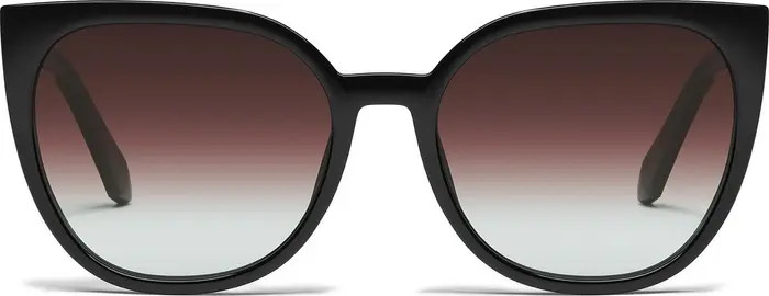 QUAY Staycation 57mm Gradient Cat Eye Sunglasses | Nordstrom | Nordstrom