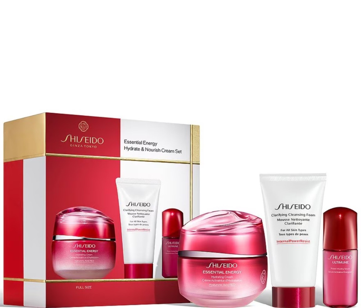 Shiseido Hydrate & Nourish Cream set… a full-size cream plus two extras for less than the cream alone. Luxury hydration, better value.

Everyday luxury skin care
#Shiseido #SkincareMustHave #HydrateAndGlow #BeautySteal #LTKBeauty #LuxurySkincare #SkincareRoutine #GlowSkin

#LTKselfcare #LTKGiftGuide #LTKBeauty