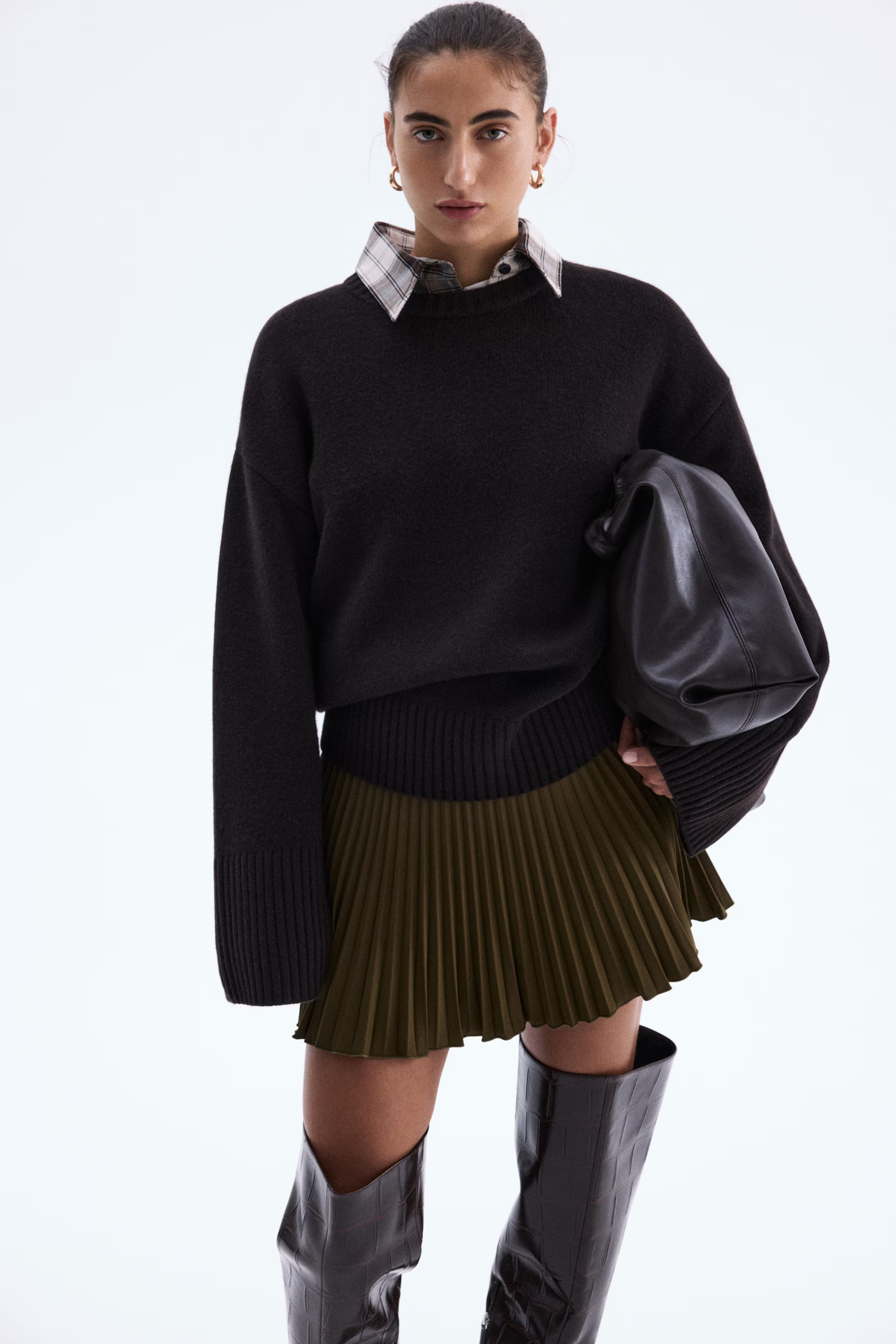 Pleated Mini Skort | H&M (US + CA)