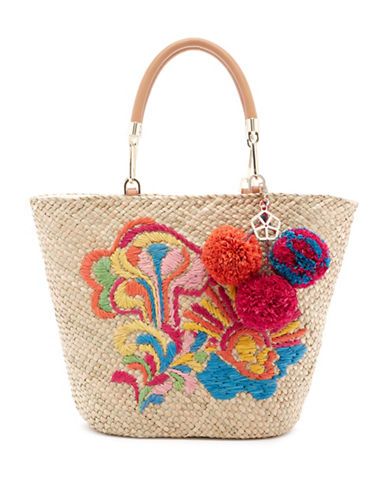 TRINA TURK&nbsp;Barbados Woven Straw Tote | Lord & Taylor
