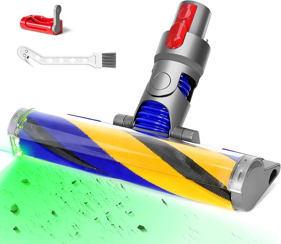 OTTWL V15 Fluffy Optic Cleaner Head Compatible with Dyson V8 V10 V11 V15 Cordless Vacuum Cleaners... | Amazon (US)