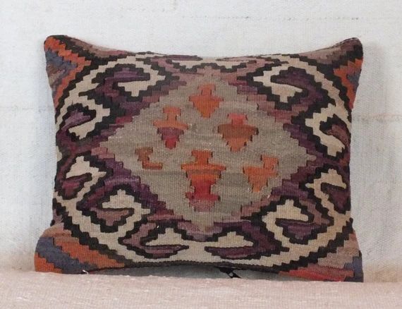 Turkish Kilim Pillow, 13x11 Pillow Case | Etsy (US)