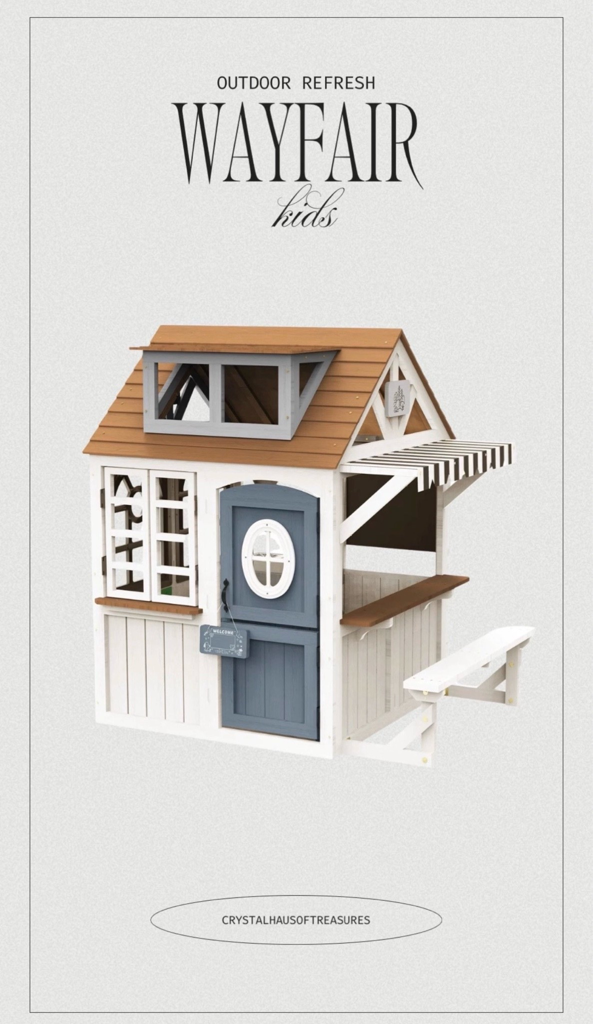 The cutest playhouse on SALE 

#wayfair @Wayfair

#LTKdayinmylife #LTKSeasonal #LTKHome
