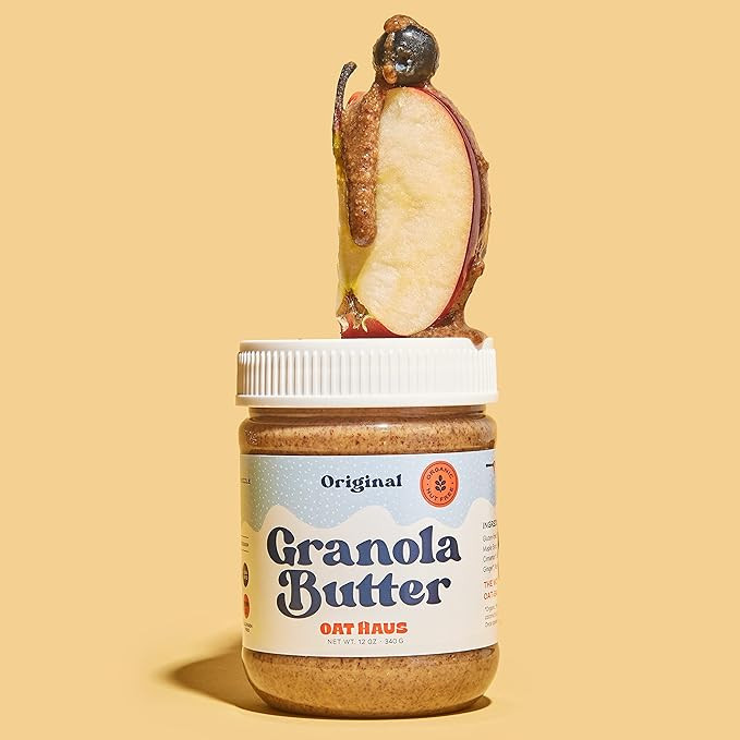 Oat Haus Organic Original Granola Butter | Peanut-free, Almond (Tree-Nut) Free, & School-Safe (To... | Amazon (US)