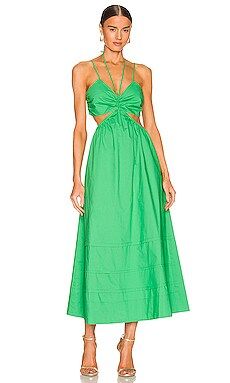 NICHOLAS Baylee Dress in Emerald from Revolve.com | Revolve Clothing (Global)