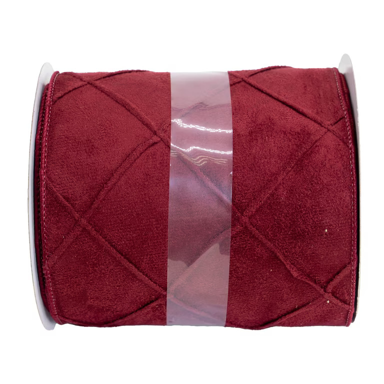 My Texas House Red Velvet Christmas Ribbon, 5" x 20' | Walmart (US)