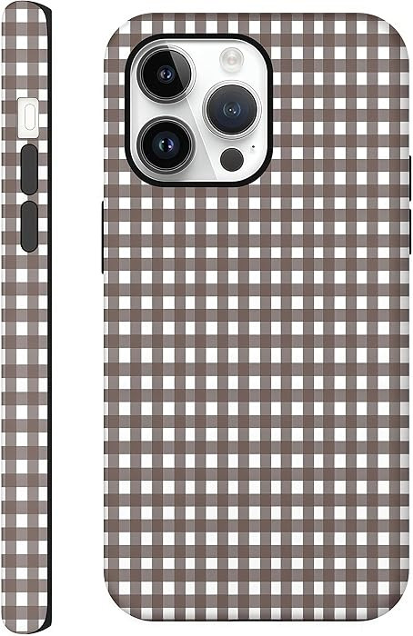 Kaislandy Aesthetic Cases for iPhone 16 Pro, Glossy Hybrid 2-Layer Hard Cover, Protective Scratch... | Amazon (US)