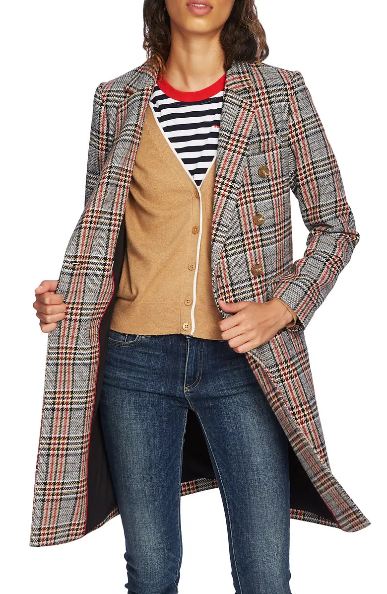 Autumn Plaid Topper Coat | Nordstrom