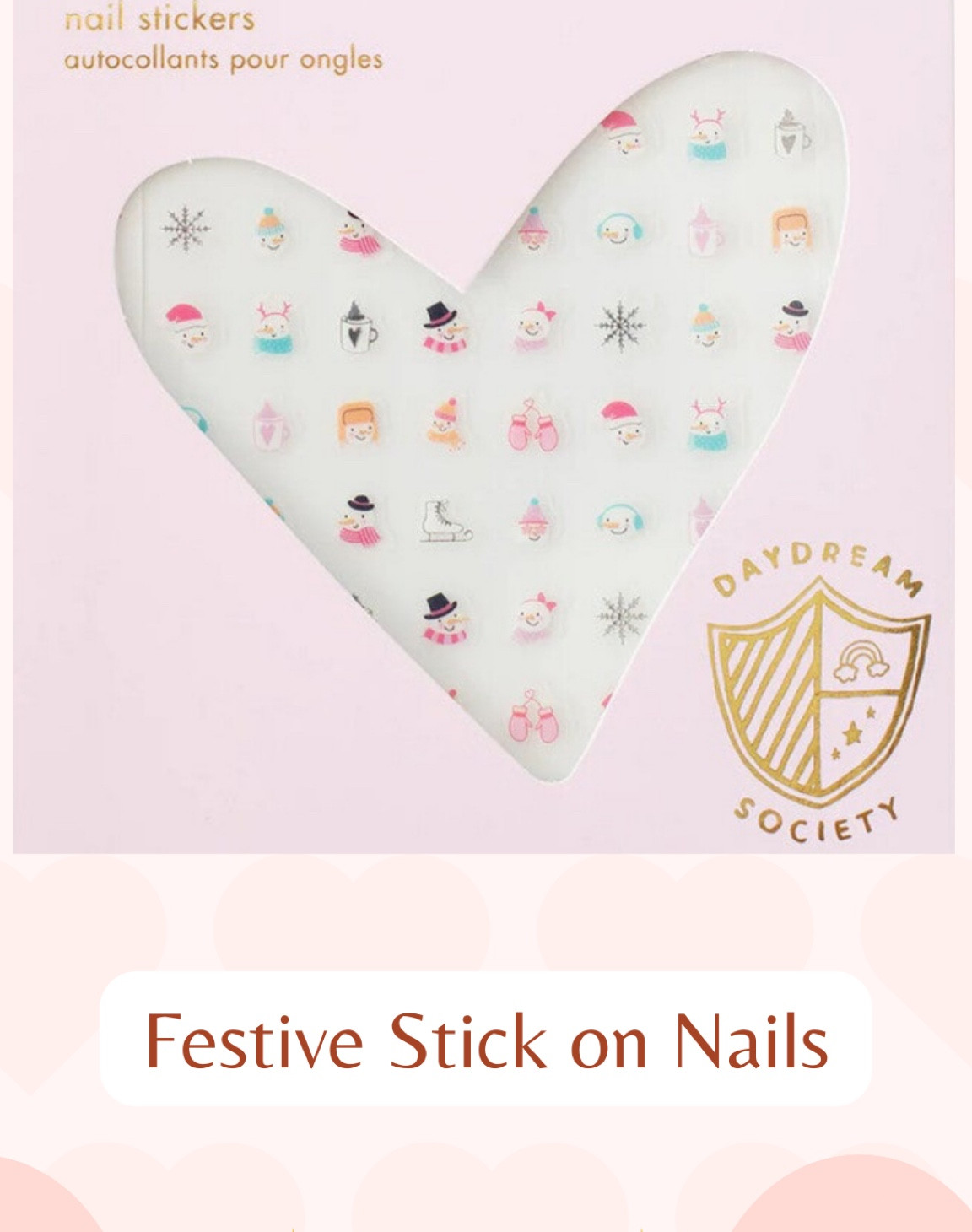These festive stick on nails 💅 are the perfect gift for your little girl! They can do them themselves or with friends and they are holiday themed which is so fun!✨🎀 #giftsforgirls #giftguideforkids

#LTKHoliday #LTKGiftGuide #LTKkids