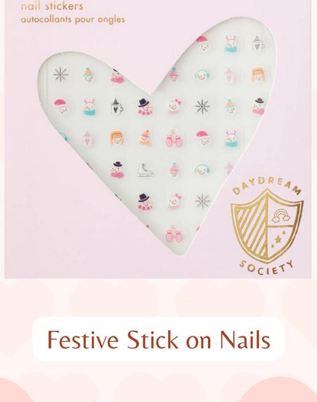 These festive stick on nails 💅 are the perfect gift for your little girl! They can do them themselves or with friends and they are holiday themed which is so fun!✨🎀 #giftsforgirls #giftguideforkids

#LTKHoliday #LTKGiftGuide #LTKkids