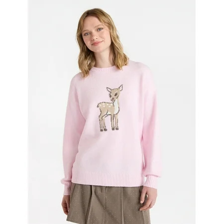 No Boundaries Fashion Icon Sweater, Midweight, Women's | Walmart (US)