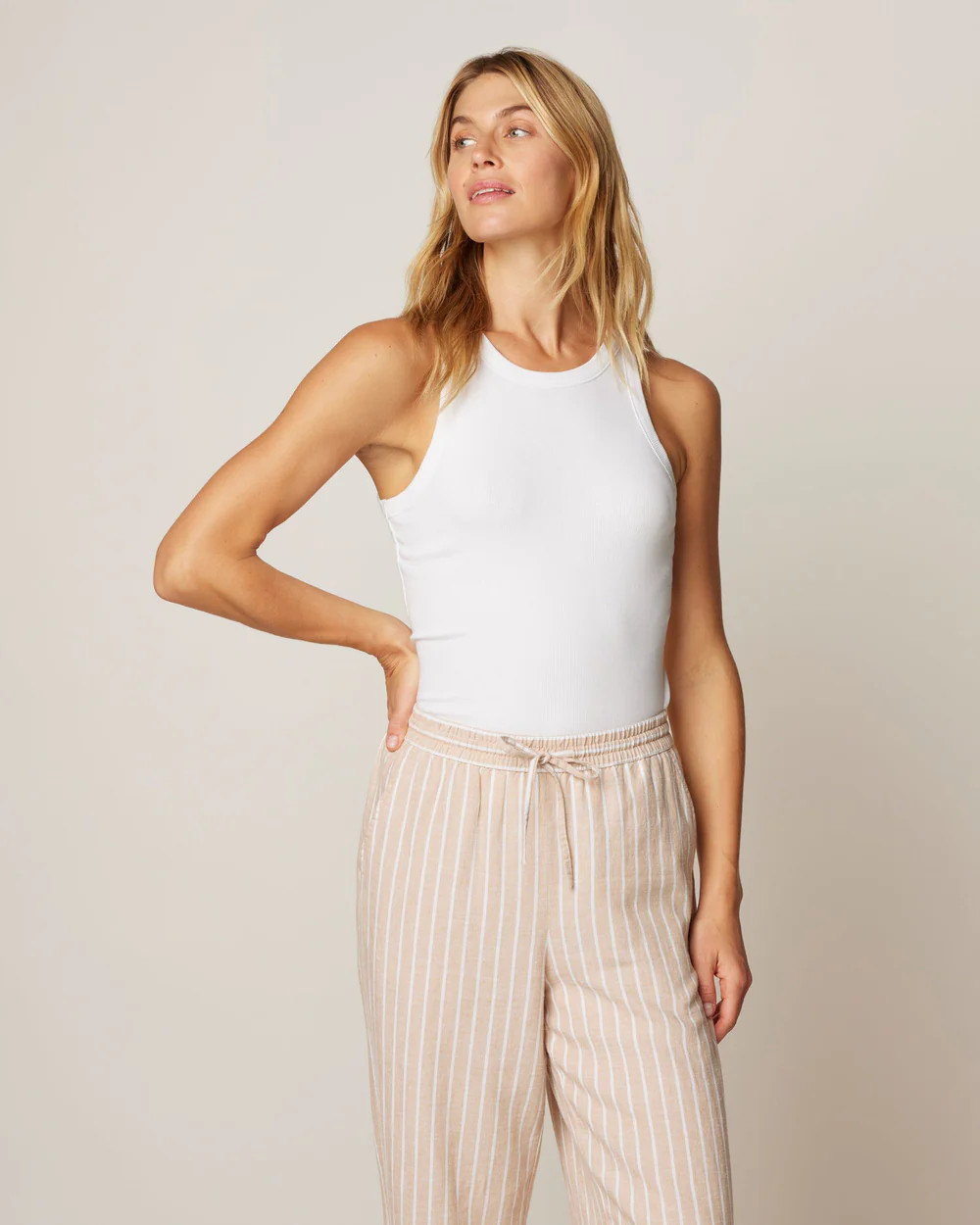 Heritage Cotton Blend Tank Top | johnnie O