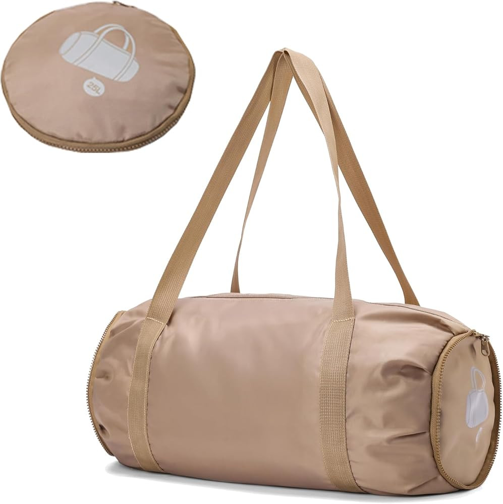 Small Sport Gym Bag for Adults, 25L Waterproof Duffle Bag with Wet and Dry Compartment Overnight ... | Amazon (US)