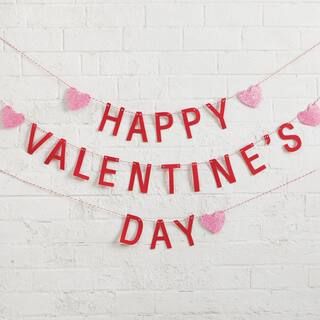 Happy Valentine's Day Felt Garland by Celebrate It™ | Michaels | Michaels Stores