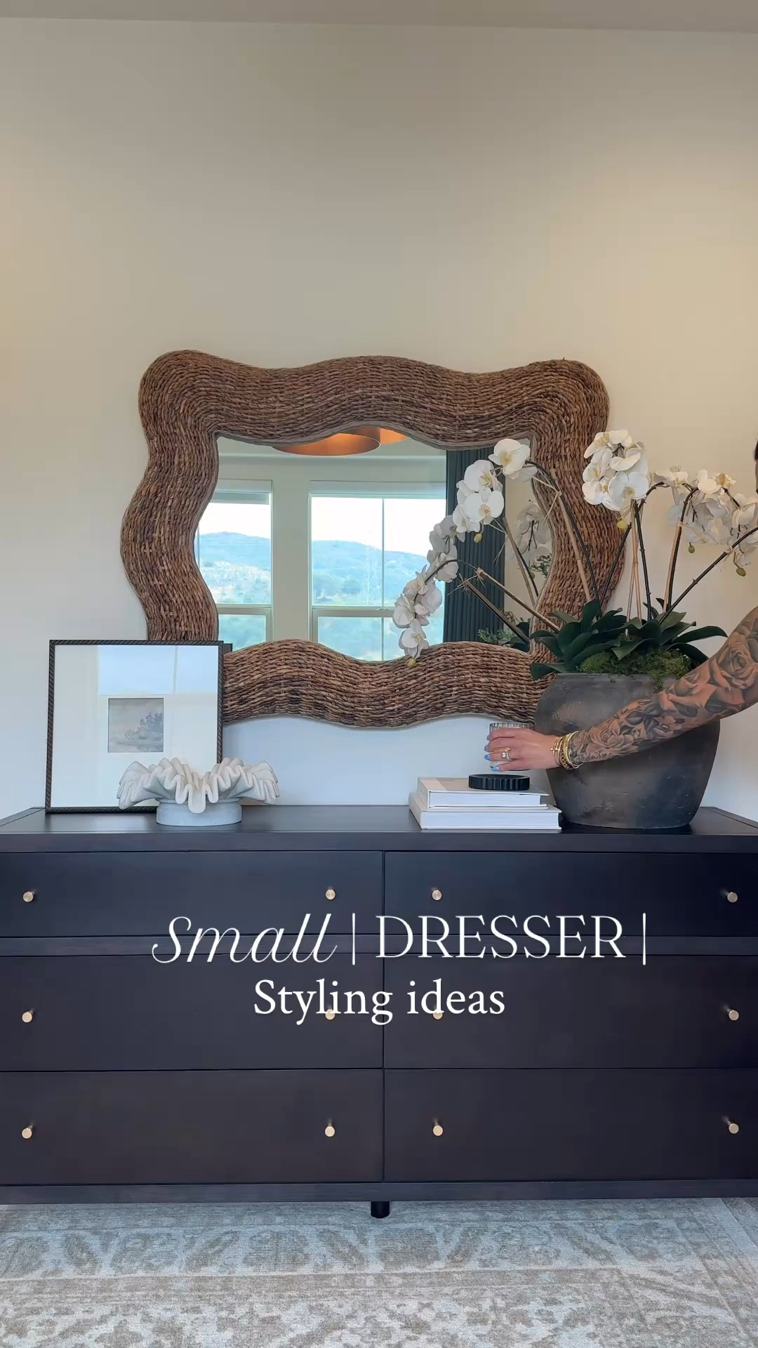 Looking for some fun small dresser styling ideas? Here are 5 different looks! Enjoy! 
. 
I linked what I could! 
#dresser #dresserstyling #homedecor #home  

 #LTKActive #LTKU #LTKHome