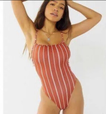 BRAND NWT!!! SAME Los Angeles SKIN BY SAME Shea Marie Striped Swimsuit | eBay US