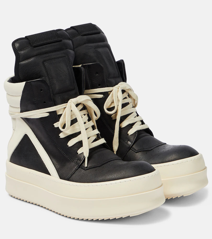 Rick Owens Luxor leather over-the-knee boots | Mytheresa (UK)